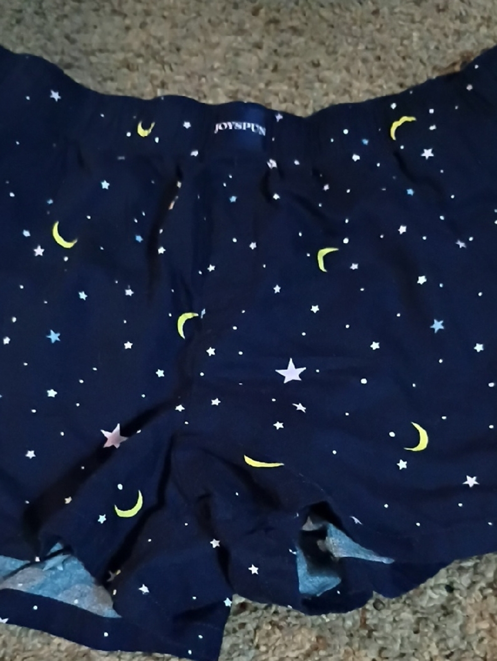 Women’s Navy Moon & Stars Pajama Shorts - Joyspun